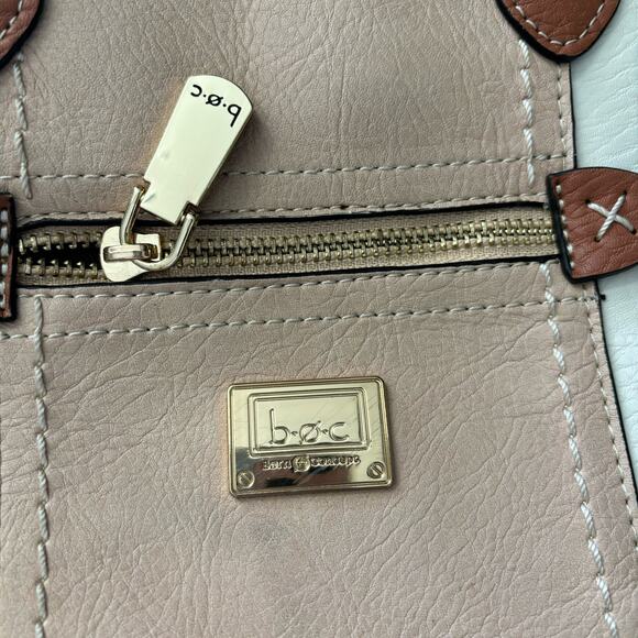 Born Concept Women's Hip Multi Pocket White Leather Casual Shoulder Satchel Bag - Picture 7 of 11